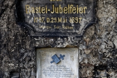 Basteibrücke - Gedenktafel Jubelfeier