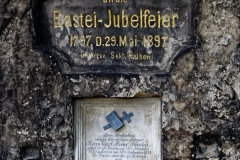 Basteibrücke - Gedenktafel Jubelfeier