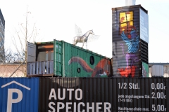 Graffiti auf dem Pfannigelände München