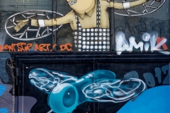 Graffiti auf dem Pfannigelände München